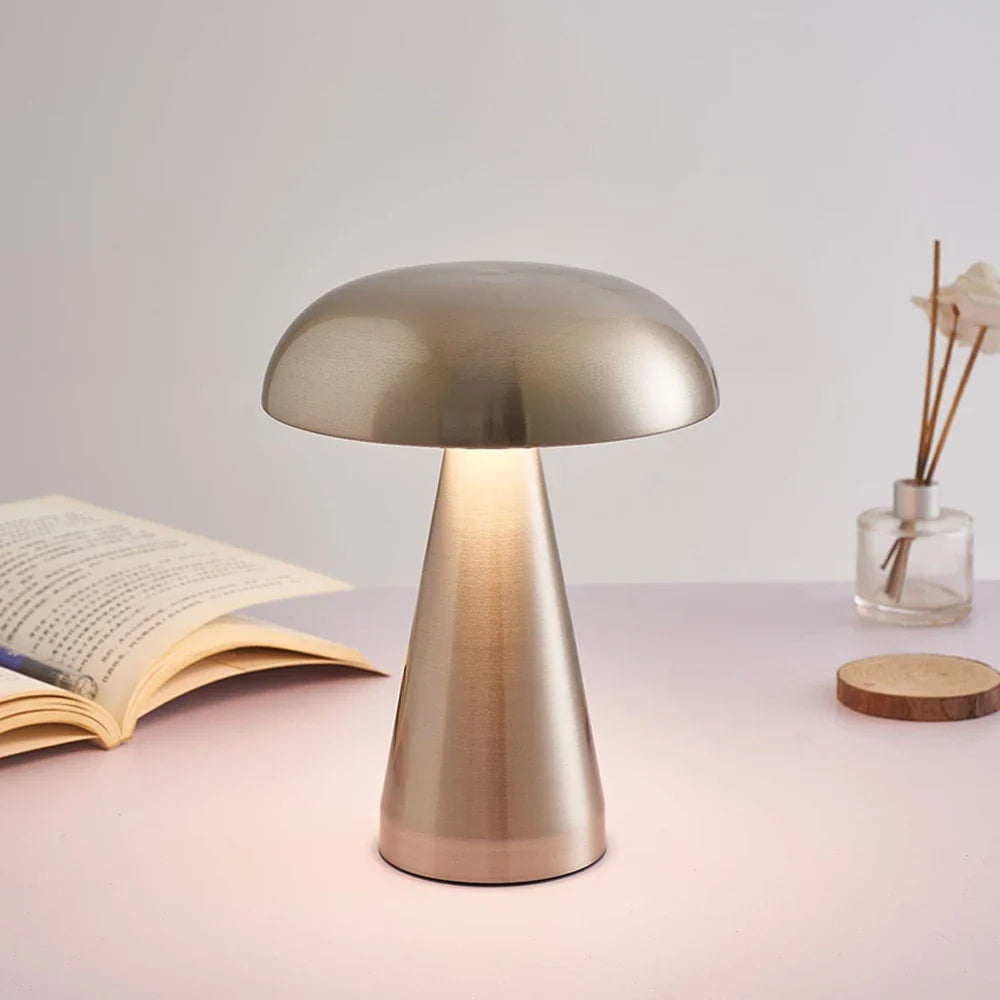 Elegante Wiederaufladbare Pilzlampe
