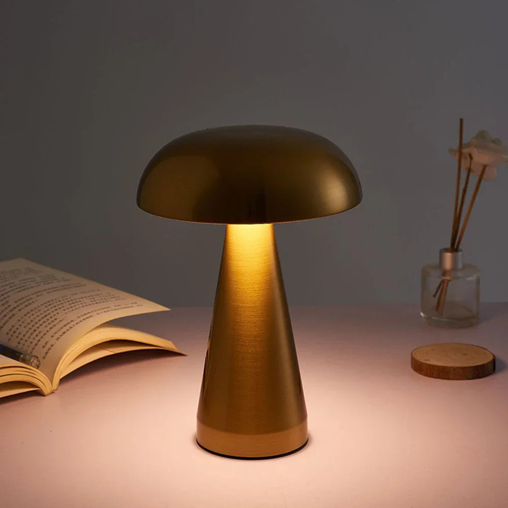 Elegante Wiederaufladbare Pilzlampe